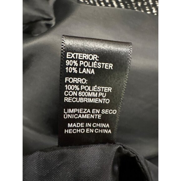 Ambiance Outerwear Black White Tweed Style Blazer Size Small - Picture 8 of 10